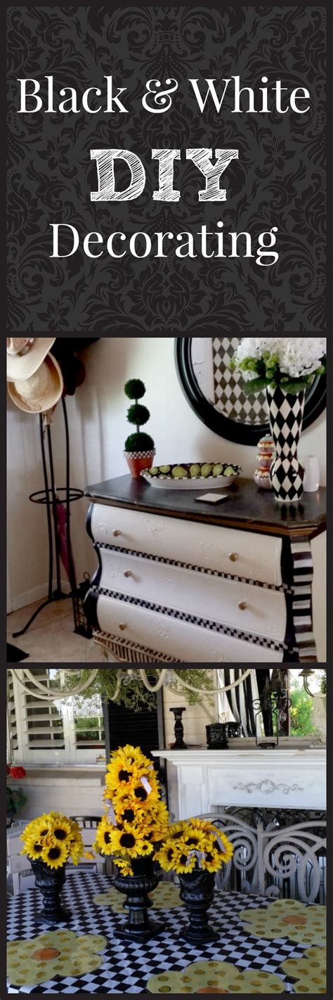 Diy Black And White Decorating Ideas Home Decor