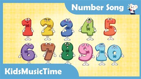 Number Song 1 To 10 Nursery Rhymes Learn To Count Kidsmusictime