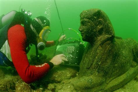 Underwater Relics From Cleopatras Lost World Alexandria Egypt