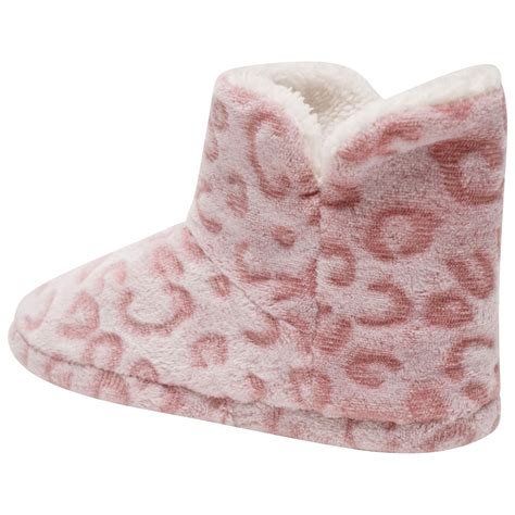 Ladies Soft Warm Comfy Fleece Lined Bootie Boot House Slippers Uk Size