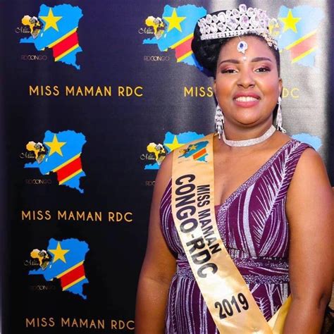 Gloria Vushi Miss Maman Rdc Congo 2019