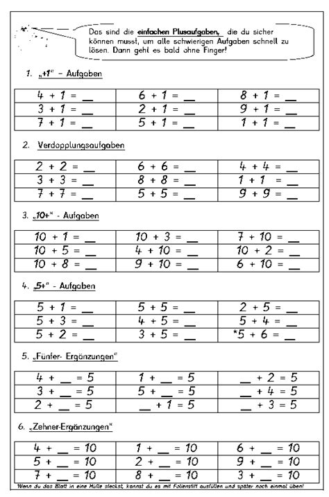 Übungsblätter für mathe ab der grundschule mit lösungen. Schulmaterial - Arbeitsblätter für die Unterstufe