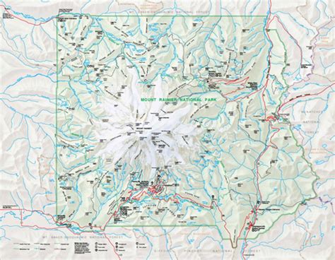 Download The Official Mt Rainier National Park Map Pdf Use This Map