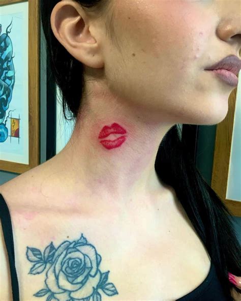What Does A Tattoo Of Lips On Someones Neck Mean Global Target