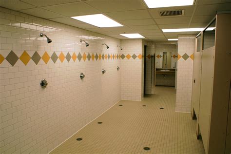 Open Shower Appreciation — Mens Showers Room At The Central Community Branch