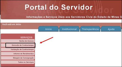 Portal Do Servidor Mg Contracheque Como Emitir Online Hot Sex Picture