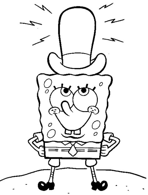 Jarvis Varnado Cowboy Hats Spongebob Coloring Pages