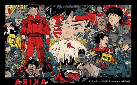 Wallpaper Japan Illustration Anime Collage Poster Akira