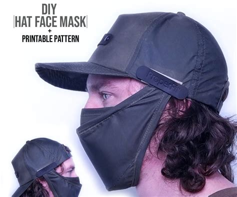 Detachable Face Mask For Hat 15 Steps Instructables