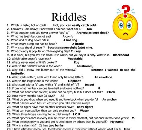 Funny Riddles With Answers In English For Adults Riddle Quiz SexiezPicz Web Porn