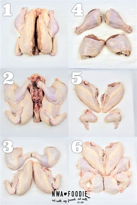 One rule when cutting up a whole chicken is that you don't want to cut through any bones. Pin on Chicken