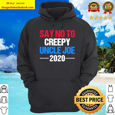 Mens Say No To Creepy Uncle Joe 2020 Vintage Funny Anti