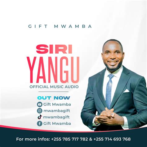 Audio T Mwamba Siri Yangu Download Dj Mwanga