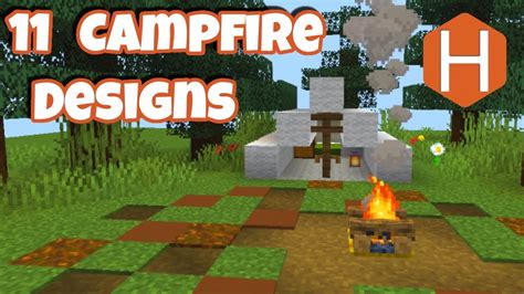 11 Campfire Design Ideas For Minecraft 1 14 Youtube