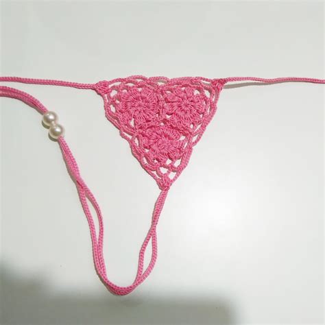 Extreme Micro G String Bikini Crochet See Through Bikini Tiny Bikini