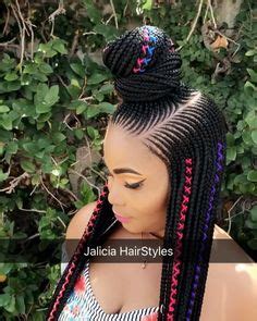 The finished braided hairstyle will vary depending on your hair type and thickness, but the man braid is a modern, trendy look that suits most face shapes. 370 Best Freestyle Braids/ Braids images in 2019 | Braid ...