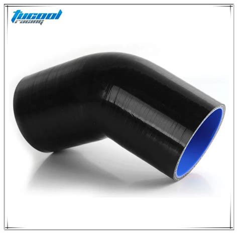 3 To 3 Inch 76mm 45 Degree Silicone Elbow Reducer Pipe Hose Elbow Reducer Elbow Silicone
