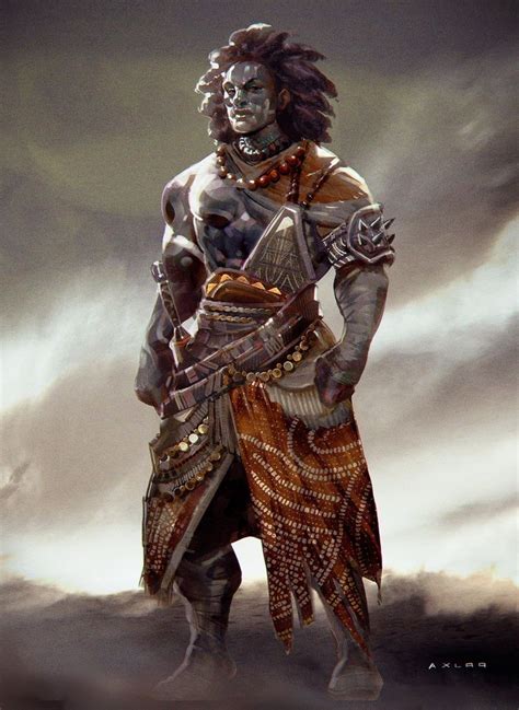 African Warrior Concept Art Warrior Concept Art Character Art