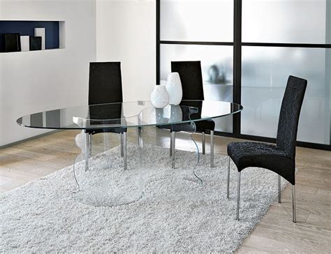 Lippa 60 oval wood dining table $844.75. Oval Dining Table Modern | Contemporary glass dining table ...