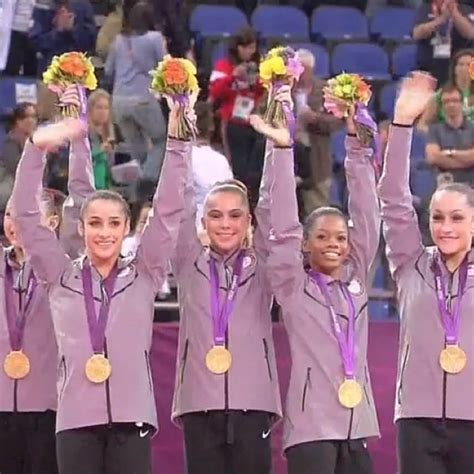 team usa women s gymnastics golden moment well done ladies londonolympics sport event