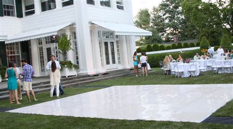 Building our floating dance floor. white-portable-dance-floor-rental-tampa | Portable dance ...