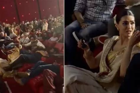 Video Of Kriti Sanon Sitting On Floor At Adipurush Trailer Launch Goes Viral Om Futt