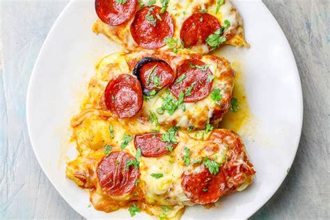For that matter, who said eggs are only for breakfast? Low Carb Cheesy Pizza Chicken Dinner Recipe