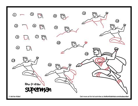 How To Draw Superman Art For Kids Hub Superman Drawing Art For