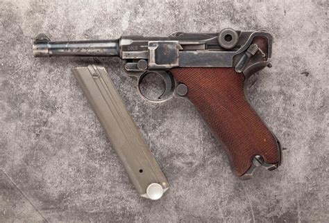 Sold At Auction 1940 German Mauser Code 42 P08 Luger 9mm Pistol