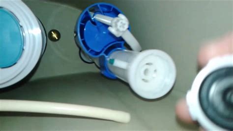 Glacier Bay Dual Flush Toilet Fill Valve Clean Out Youtube