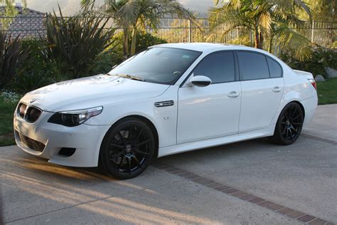 Bmw E60 M5 With 20 Inch Gloss Black Forgestar Cf10 Wheels