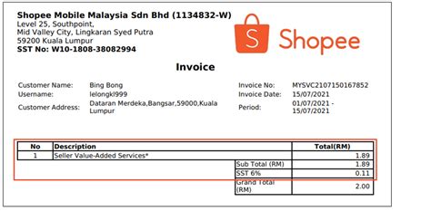 How Do I View The Purchase Of Shopee Ads Credits In My Tax Invoice Shopee MY Seller Education Hub