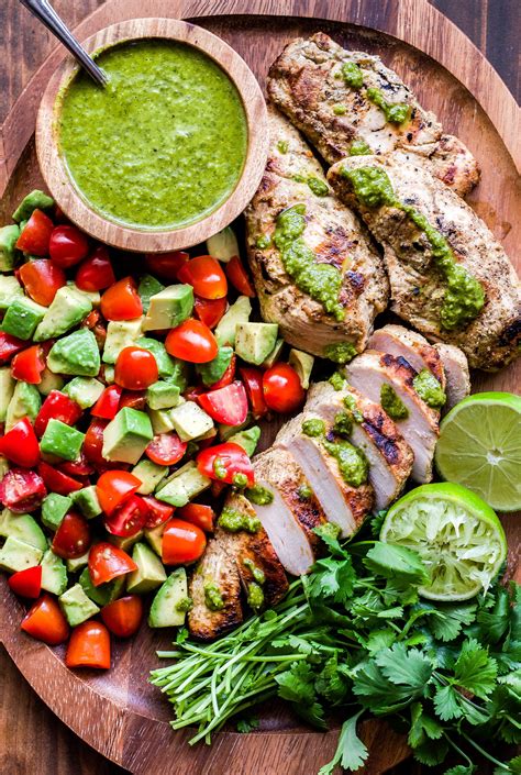 Grilled Chicken With Tomato Avocado Salad Recipe Runner