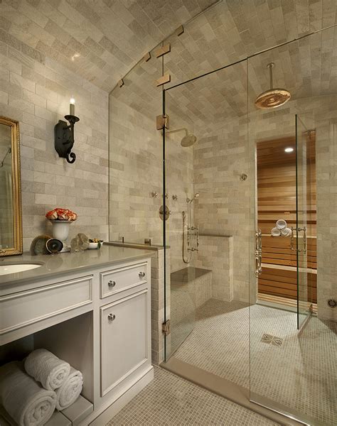 French Country Charles Vincent George Archinect Sauna Bathroom