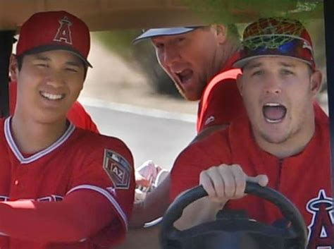 Mike Trout Drove Shohei Ohtani Around In A Golf Cart And The Photo Is