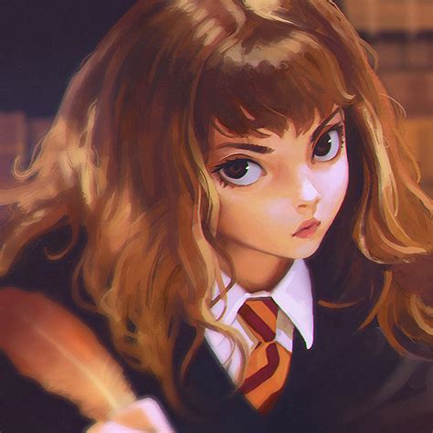 Android Wallpaper Bd65 Hermione Harry Potter Liya Art