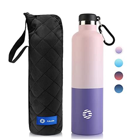 Feijian Vacuum Insulated Water Bottle Oz Stainless Steel Wide Mouth Sports Water Bottle