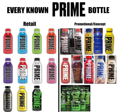 Updated List Of All Prime Bottles Rprime