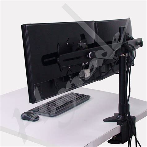 Multi Mounts Large Dual Lcd Monitor Stand Vesa 200 X100 Tc732