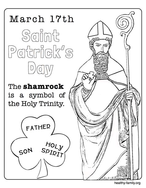 Patrick, patron saint of ireland. St Patrick's Day - Movie, Colouring Sheets and Prayer