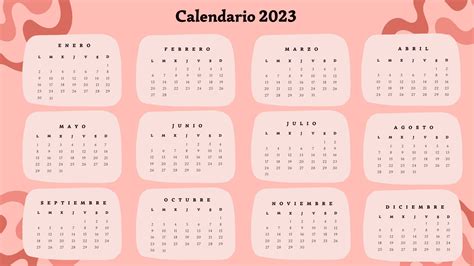 Calendarios 2023 Para Imprimir Descarga Plantillas Gratis