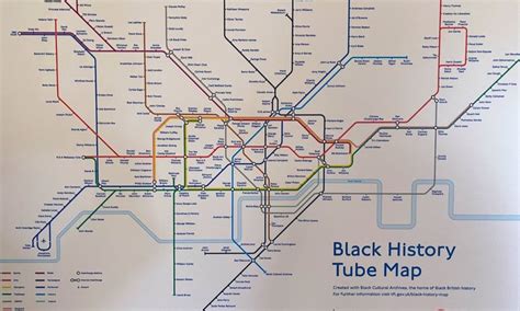 The New London Underground Map Dedicated To The Black Community The Observatorial