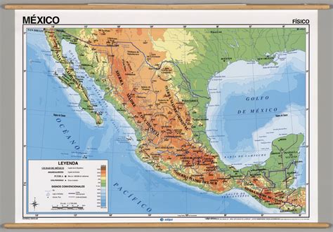 Mexico Physical David Rumsey Historical Map Collection