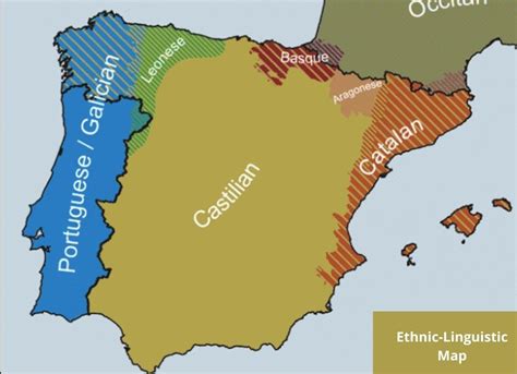 Map Of Languages In Spain Bilingual Kidspot