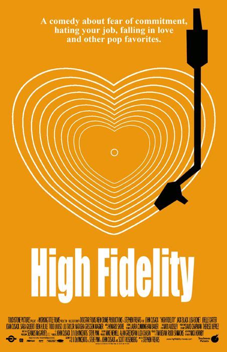 566 High Fidelity 2000 4 De 5 Director Stephen Frears Cartazes