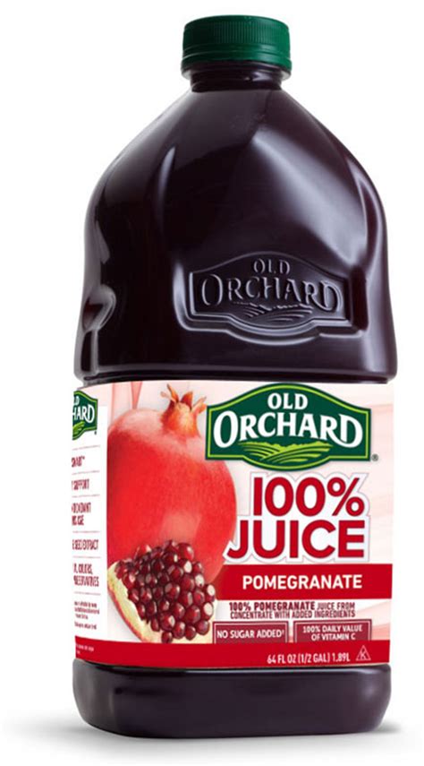 100 Pure Pomegranate Juice Old Orchard Brands