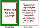 Photos of Referral Quotes For Business Cards