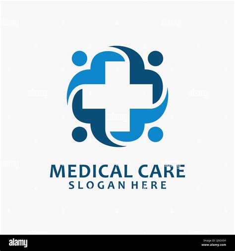 Medical Care Logo Design Stock Vector Image And Art Alamy