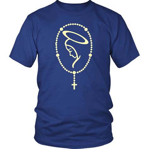 The Holy Rosary T Shirt Virgin Mary Catholics Mary Catholic Virgin