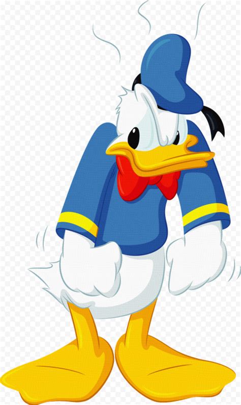 Donald Duck Angry Face